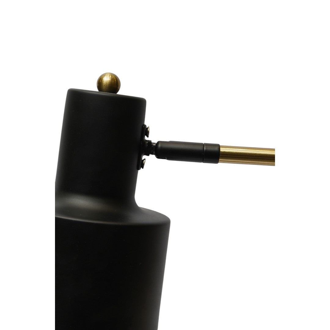 Prism Ray Black RGB LED Mood & Focus Metal Study Table Lamp