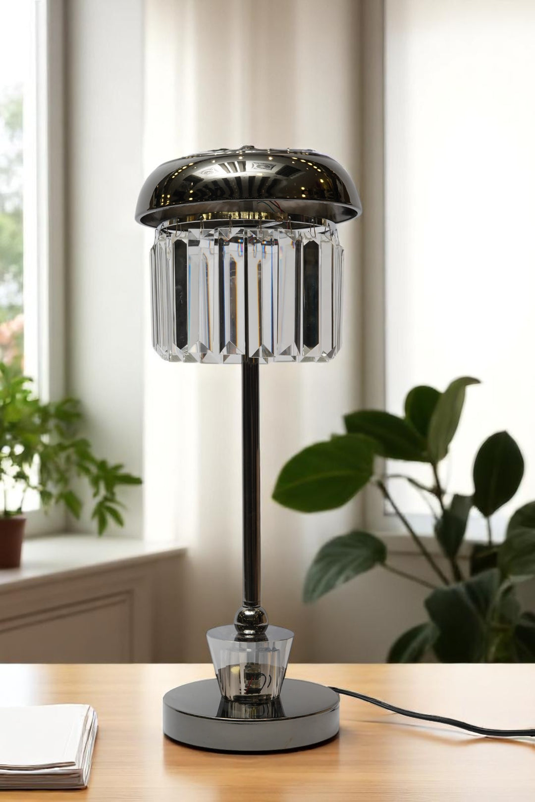 Illuma Pod Compact Crystal Dual LED Desk Lamp