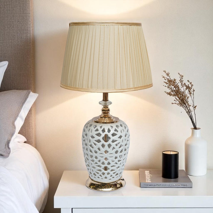 Elara Regal Ceramic Lamp
