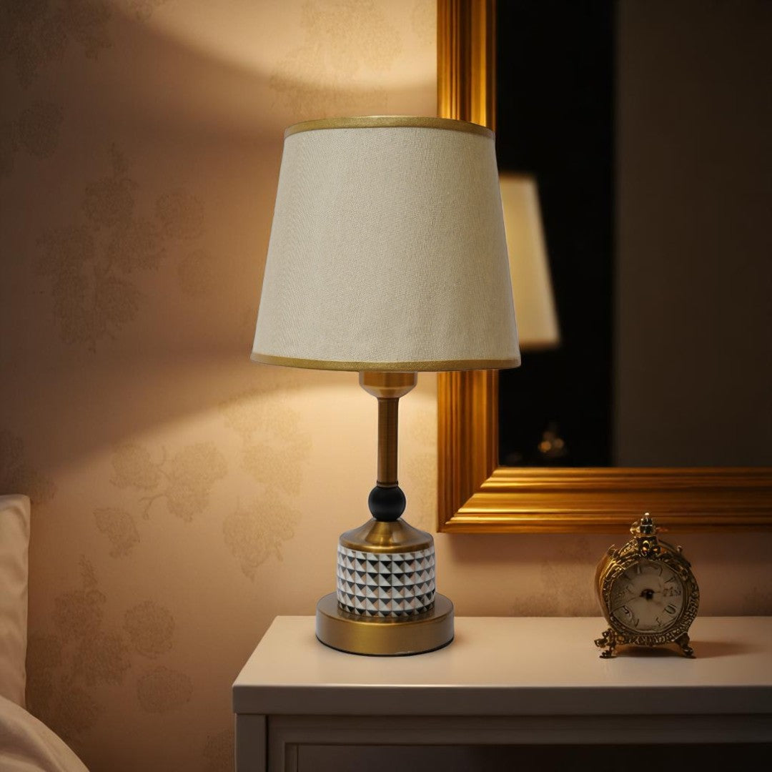 Ashcroft Mid-Century Brass Side Lamp