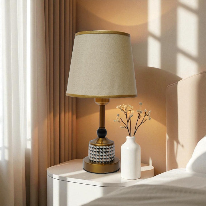 Ashcroft Mid-Century Brass Side Lamp