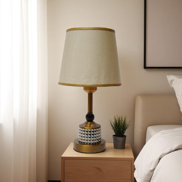 Ashcroft Mid-Century Brass Side Lamp