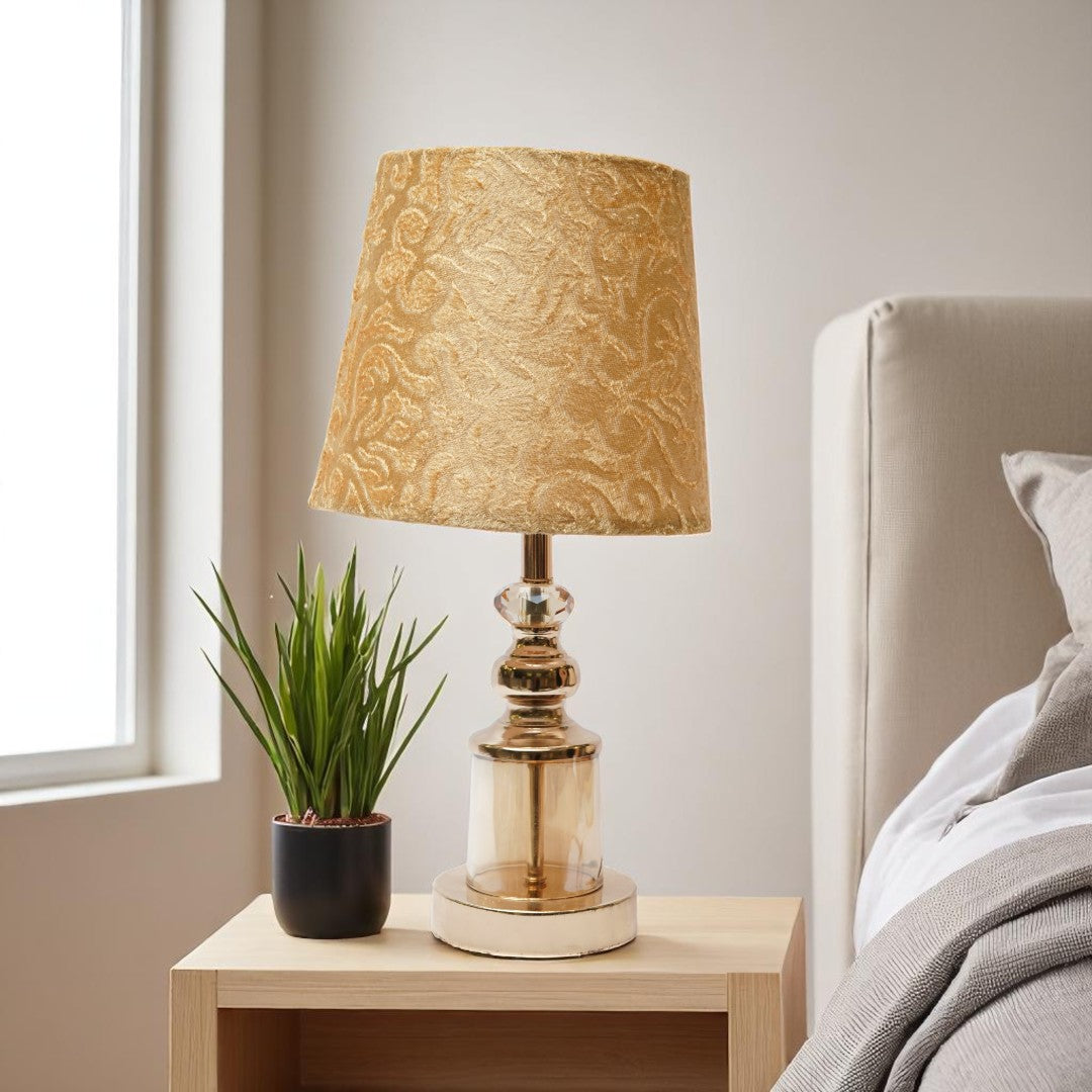 Kingsley Art Deco Brass Table Lamp