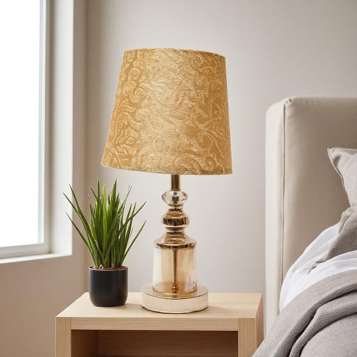 Kingsley Art Deco Brass Table Lamp