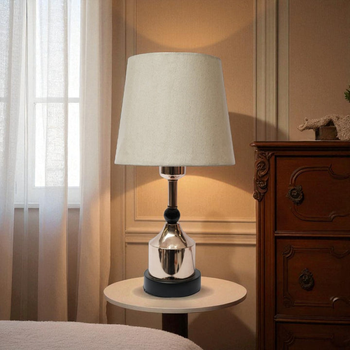 Ainsley Etched Brass Column Lamp