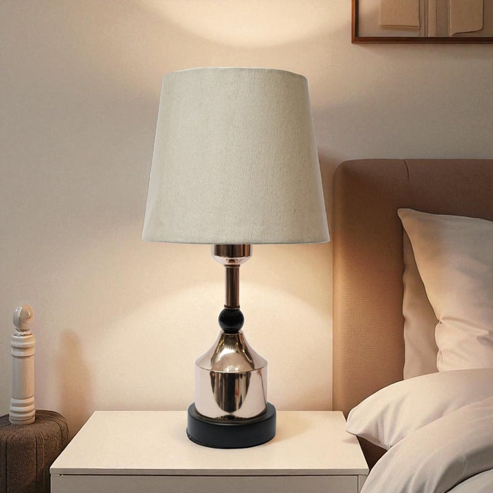 Ainsley Etched Brass Column Lamp