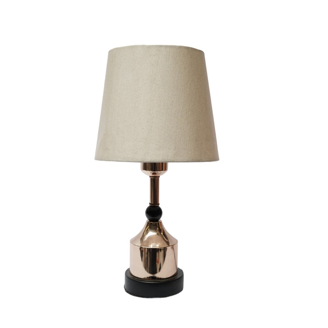 Ainsley Etched Brass Column Lamp