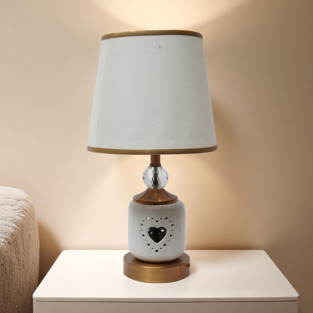 Loxley Brass and Ceramic Accent Lamp