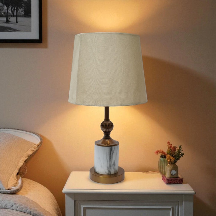 Thorpe Hammered Brass Dome Lamp