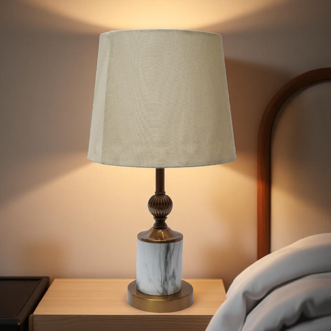 Thorpe Hammered Brass Dome Lamp