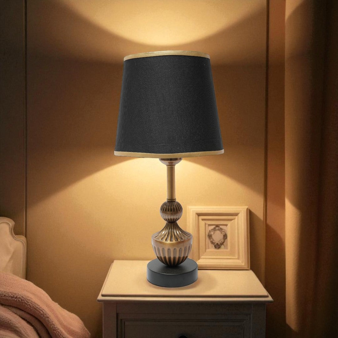 Elwood Perforated Brass Table Lamp