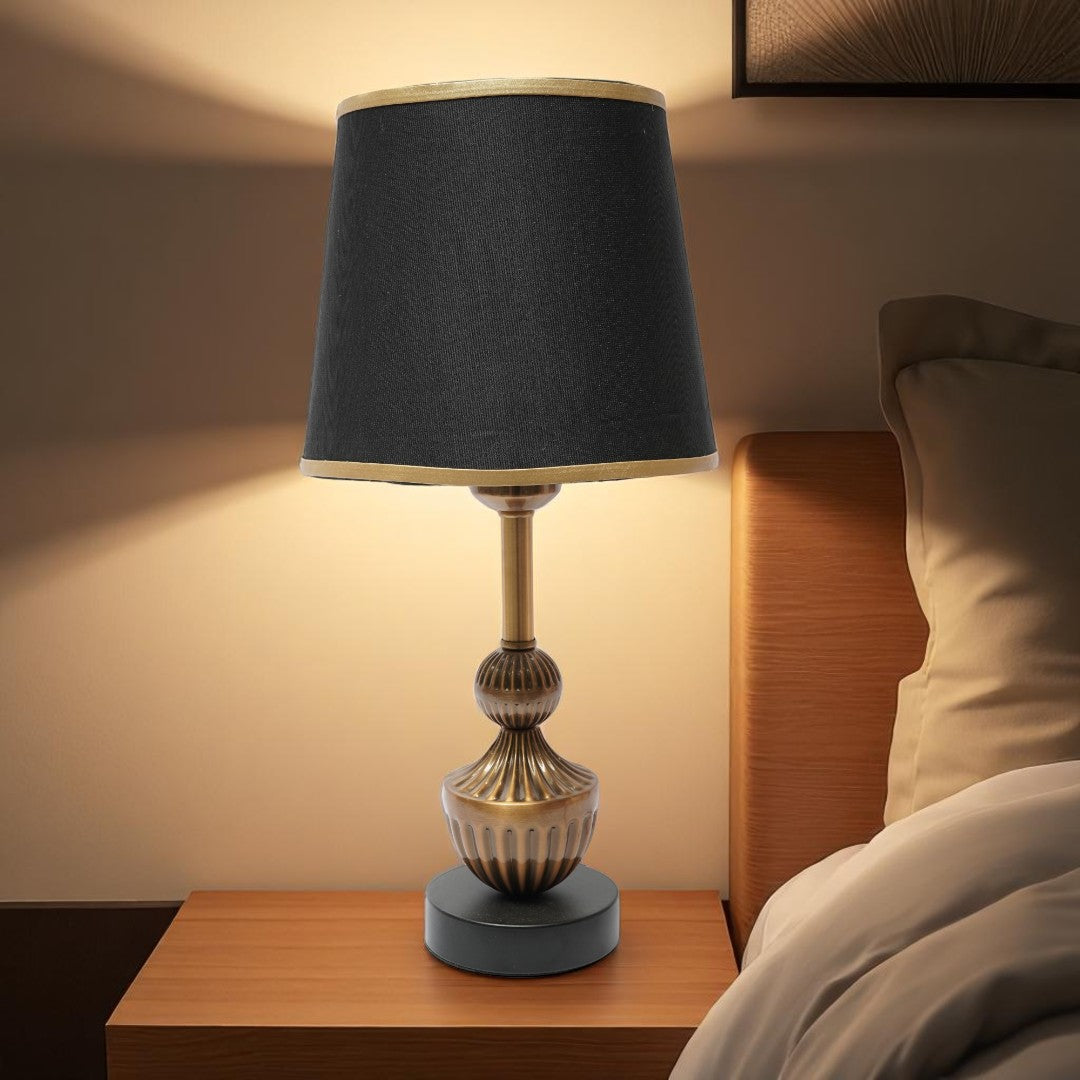 Elwood Perforated Brass Table Lamp