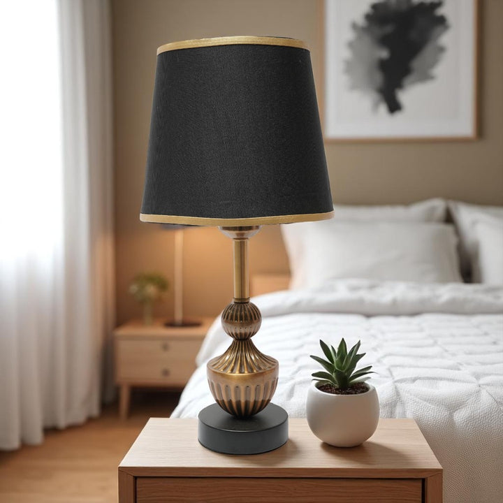 Elwood Perforated Brass Table Lamp