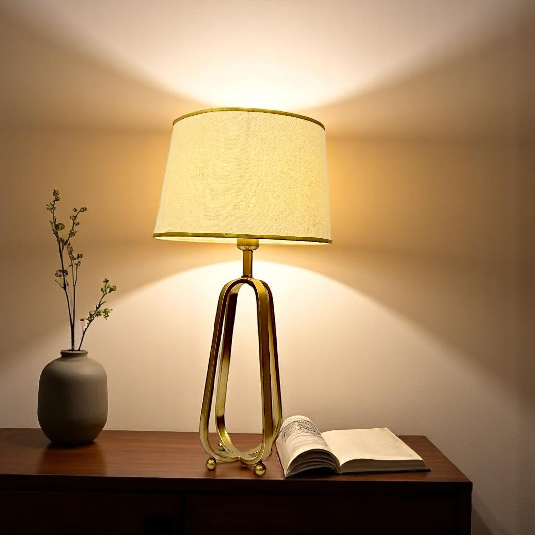 Nova Brass Minimalist Table Lamp
