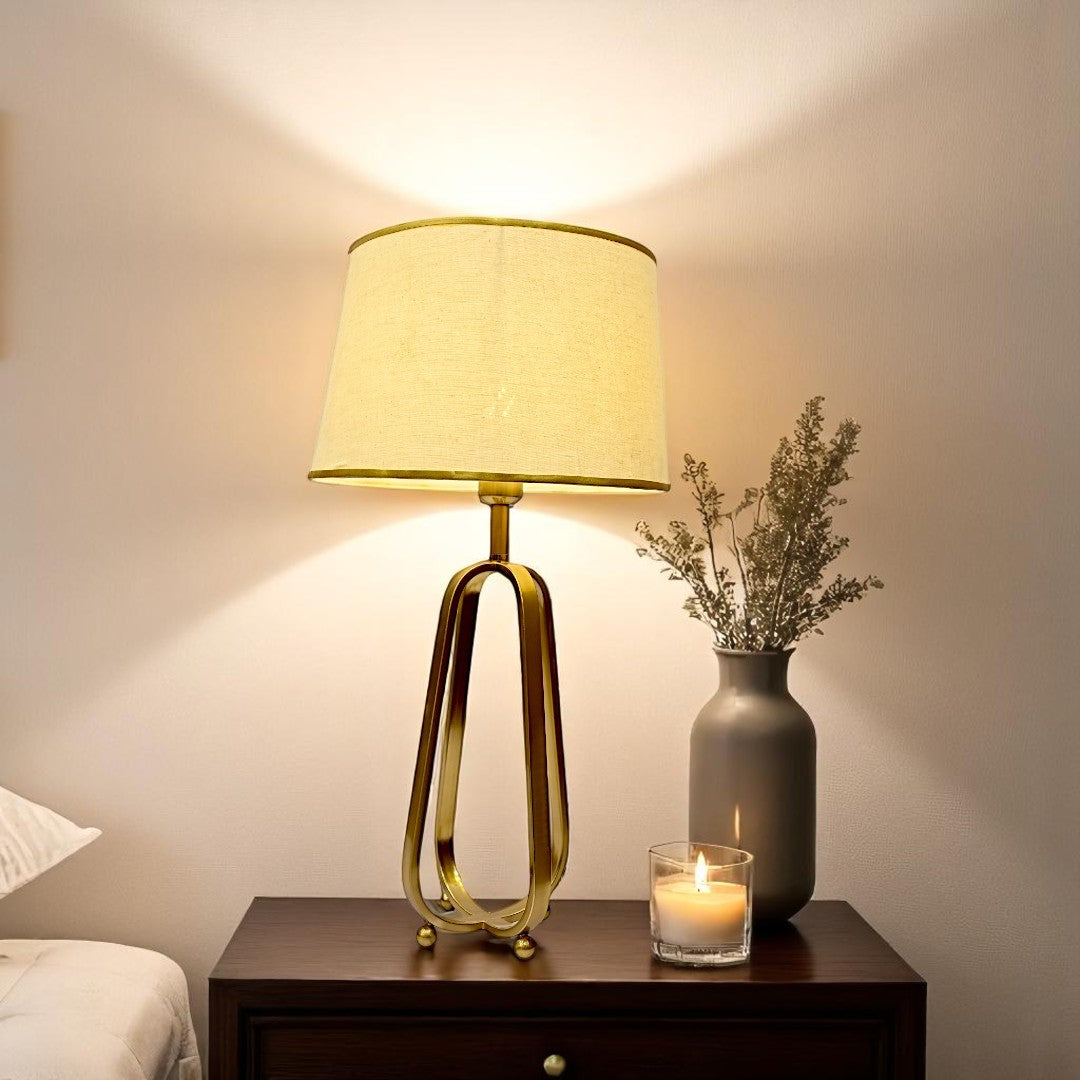 Nova Brass Minimalist Table Lamp