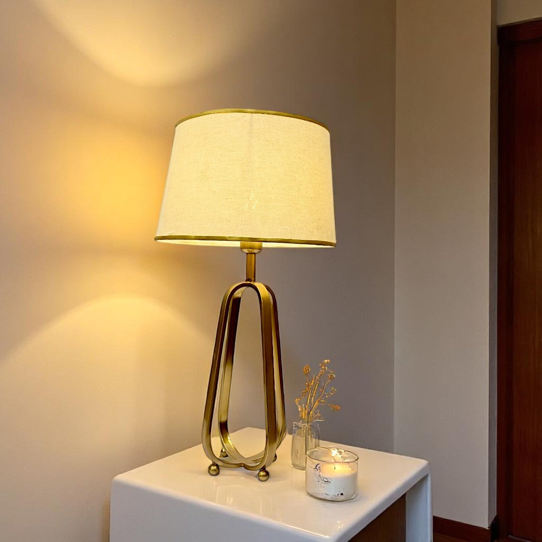 Nova Brass Minimalist Table Lamp