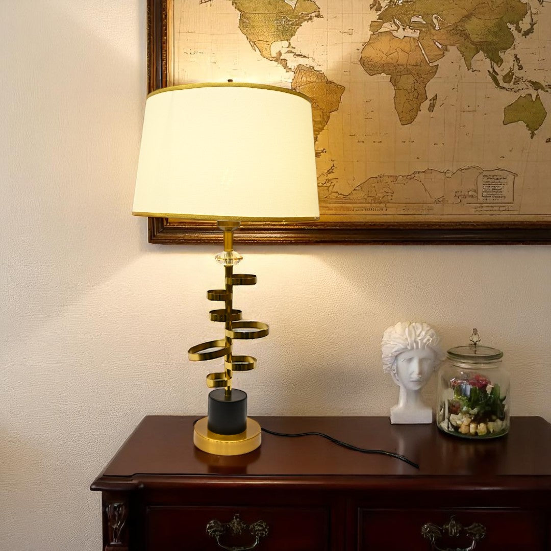 Mira Modern Brass Accent Lamp