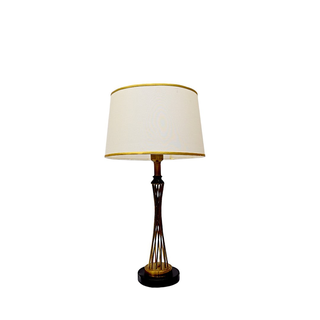 Zyra Metallic Brass Table Lamp