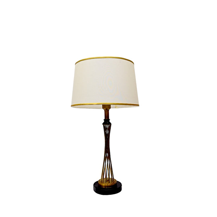 Zyra Metallic Brass Table Lamp