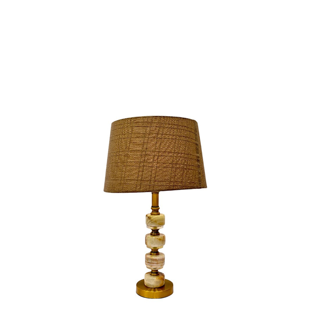 Tallis Vintage Brass Side Lamp