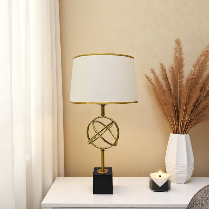 Caden Compact Brass Globe Lamp
