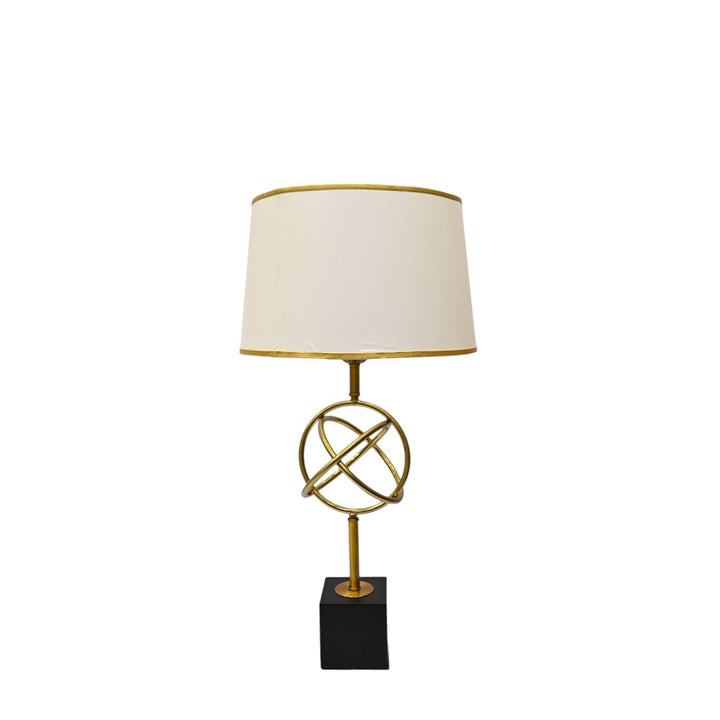 Caden Compact Brass Globe Lamp