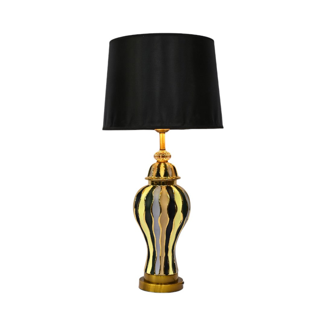 Monarch Crest Porcelain Side Lamp