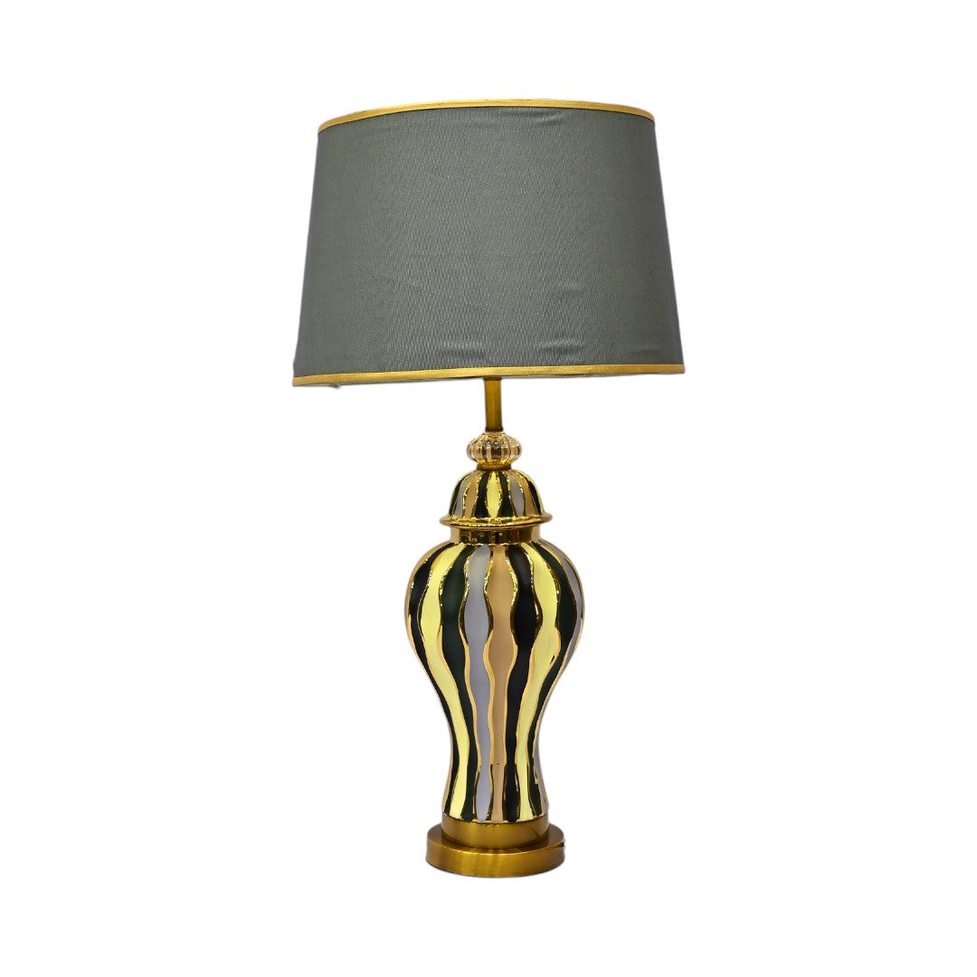 Monarch Crest Porcelain Side Lamp