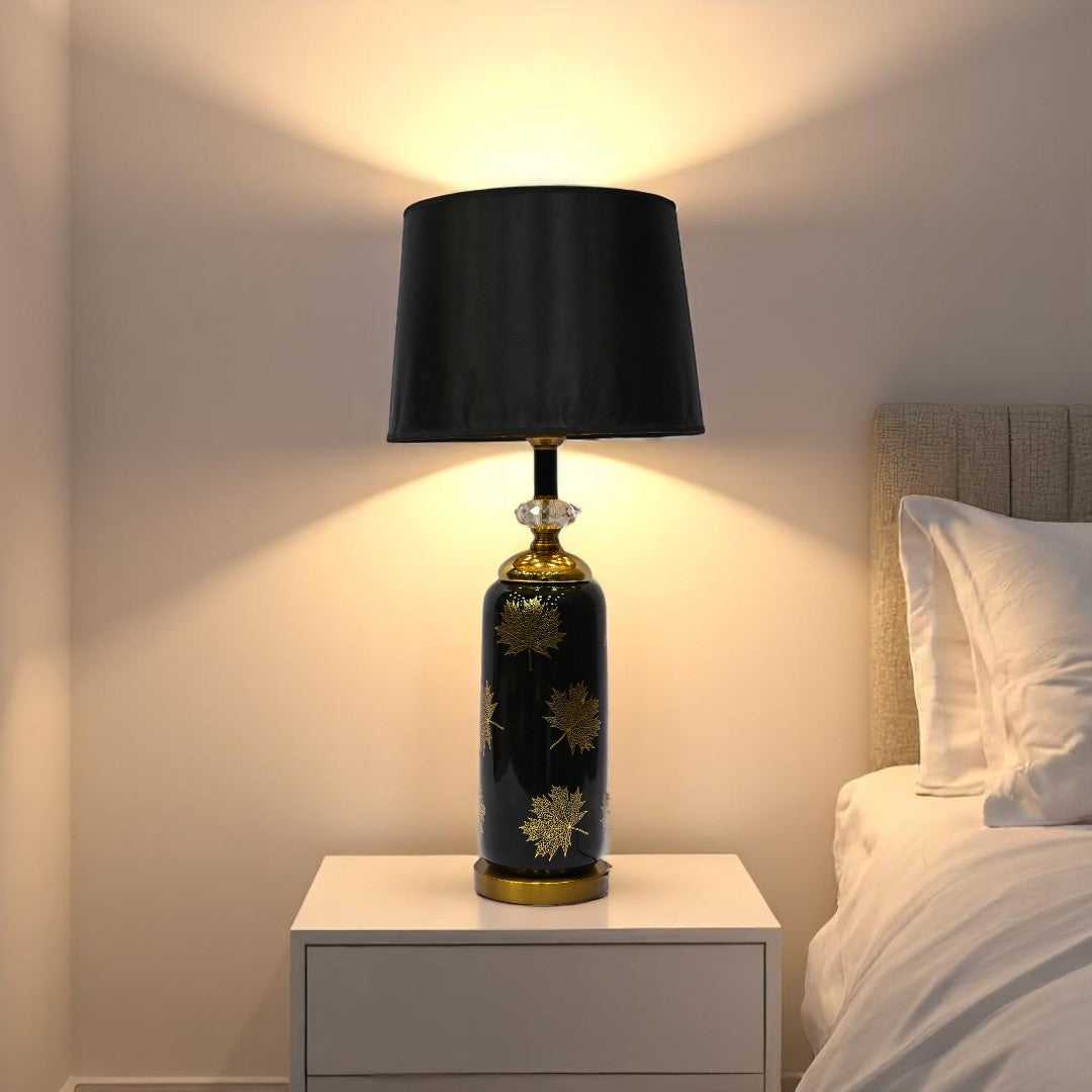 Noir Eclipse Ceramic Lamp