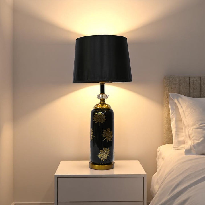 Noir Eclipse Ceramic Lamp