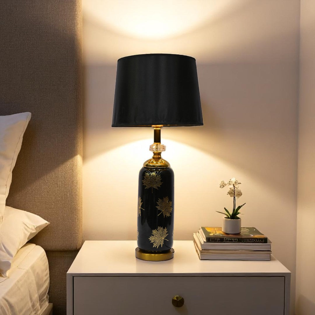 Noir Eclipse Ceramic Lamp