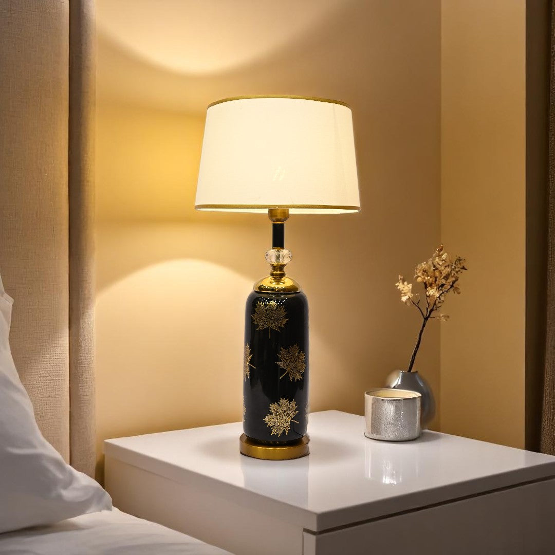 Noir Eclipse Ceramic Lamp