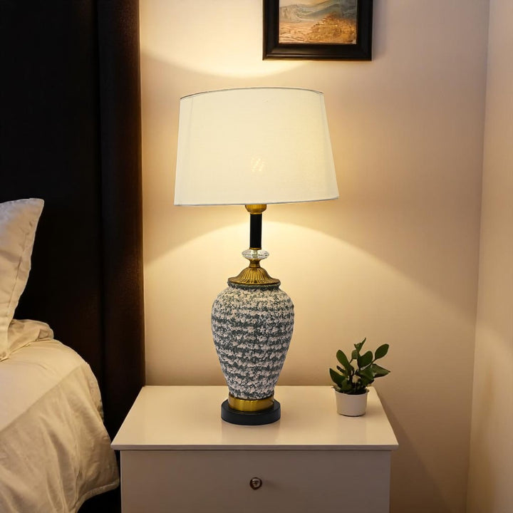 Novara Porcelain Side Table Lamp