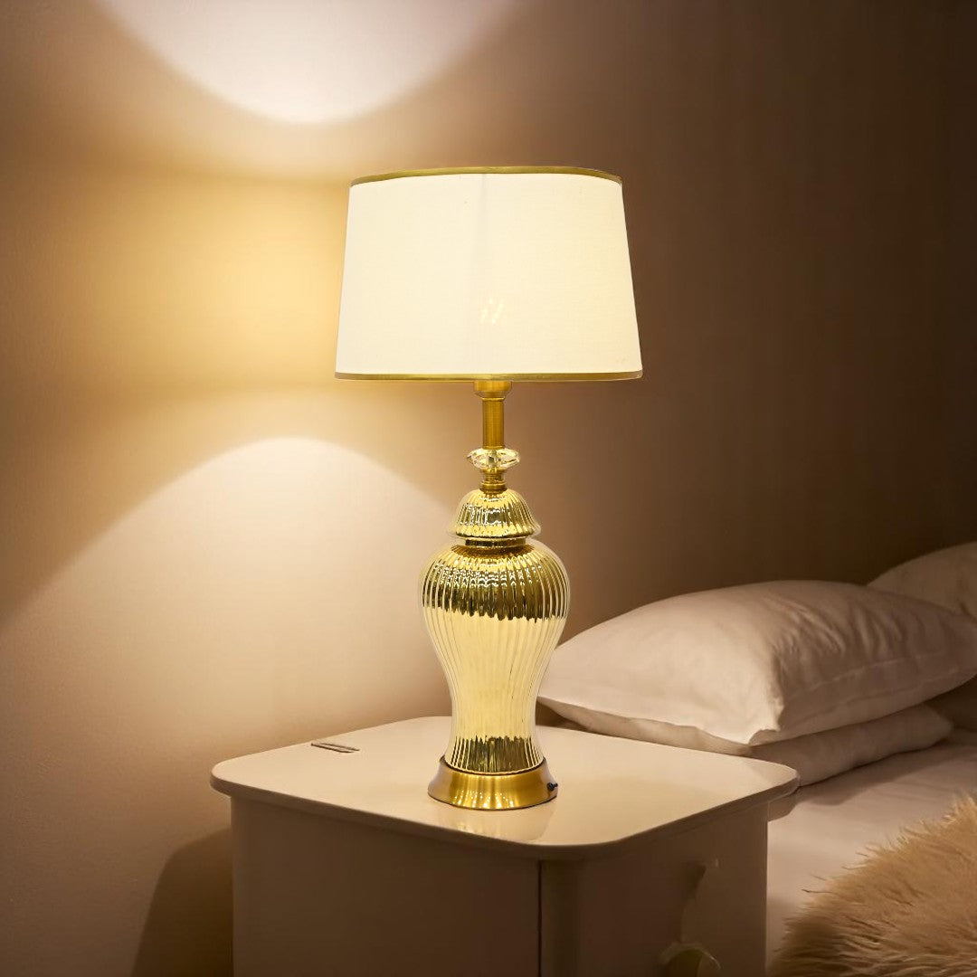 Solara Gilded Glow Lamp
