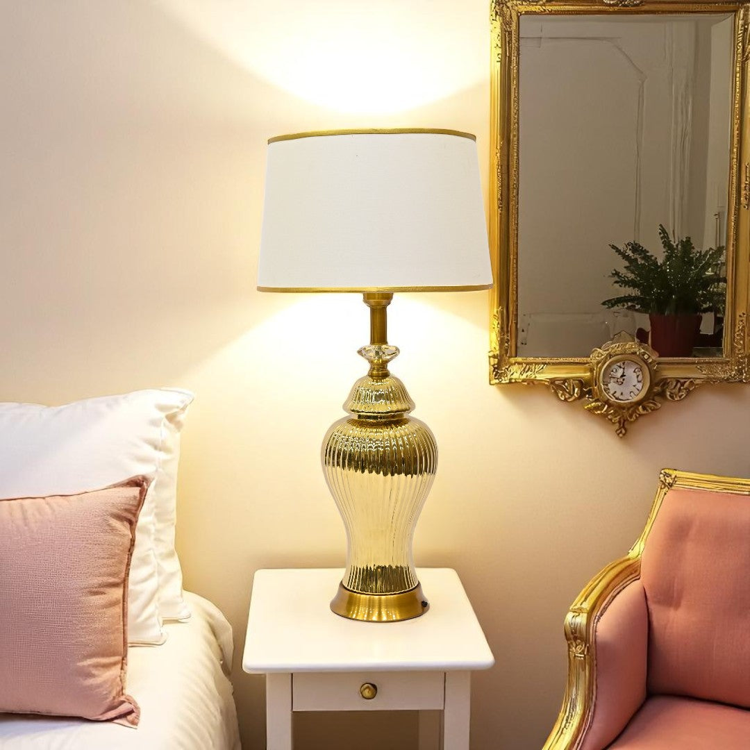Solara Gilded Glow Lamp