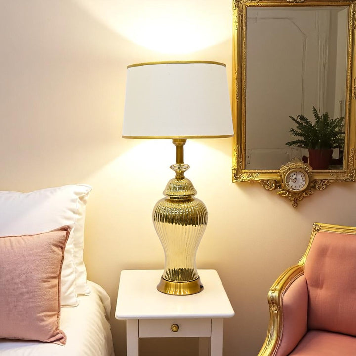 Solara Gilded Glow Lamp