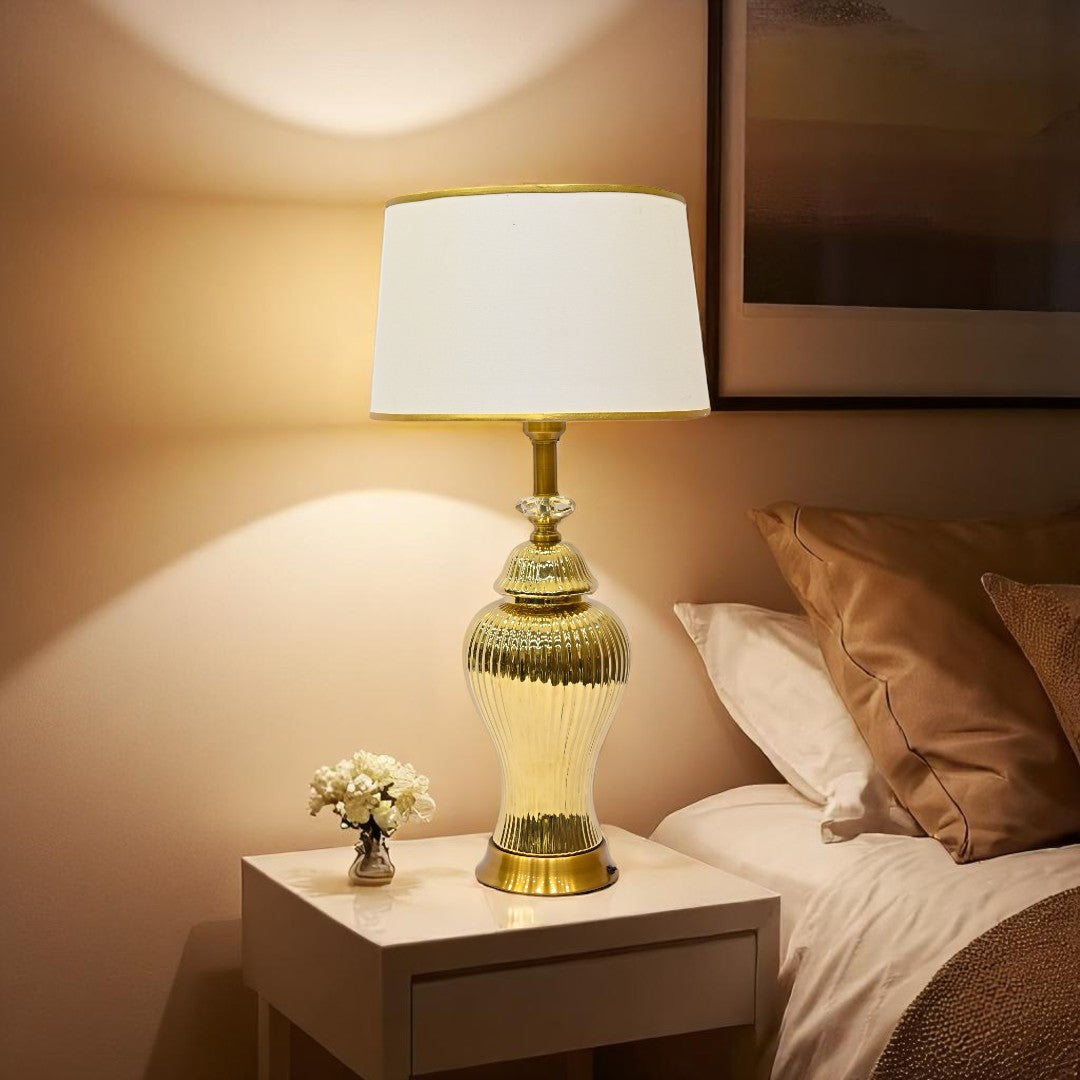 Solara Gilded Glow Lamp