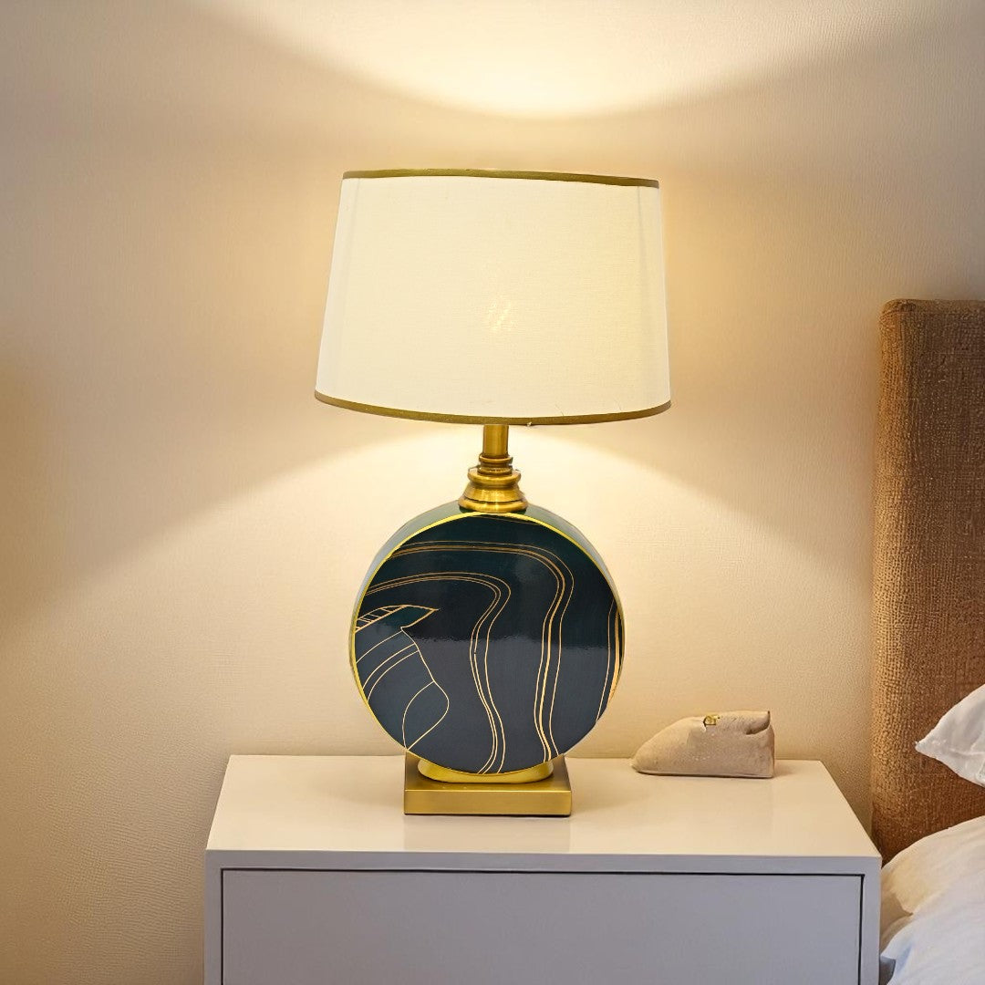 Sagecrest Green Ceramic Table Lamp
