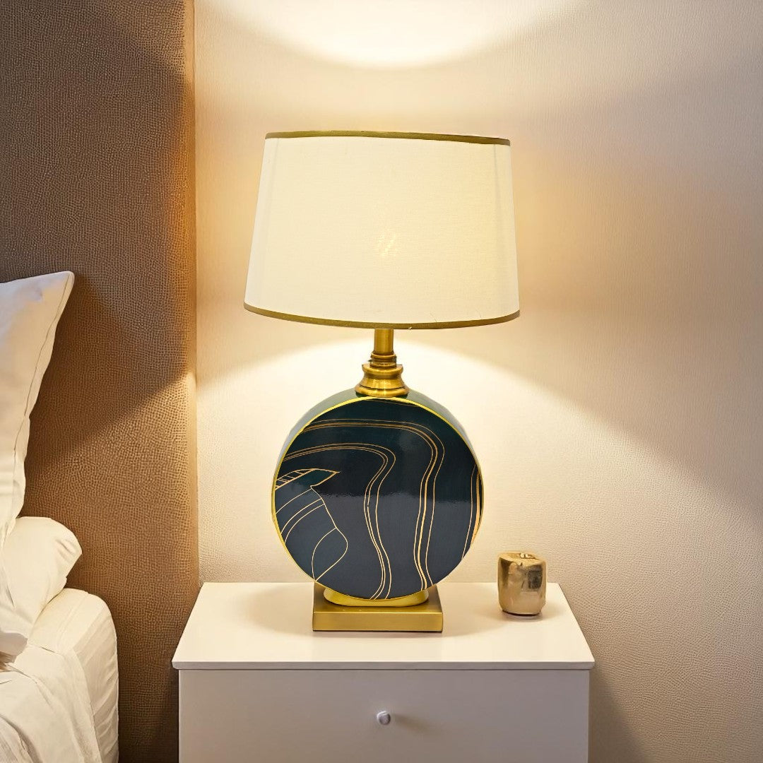 Sagecrest Green Ceramic Table Lamp