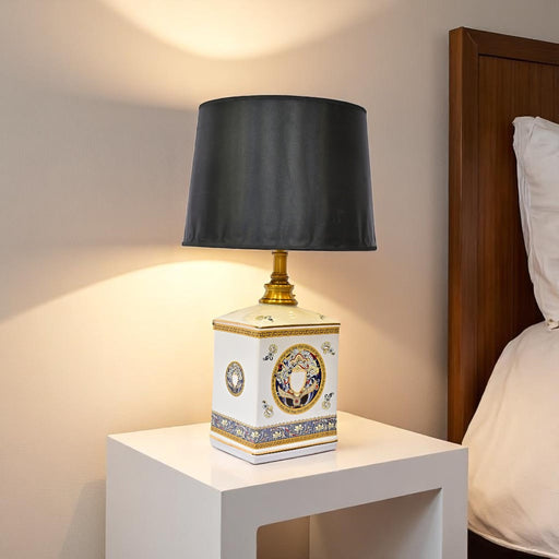 Alba VERSACE White Ceramic Table Lamp
