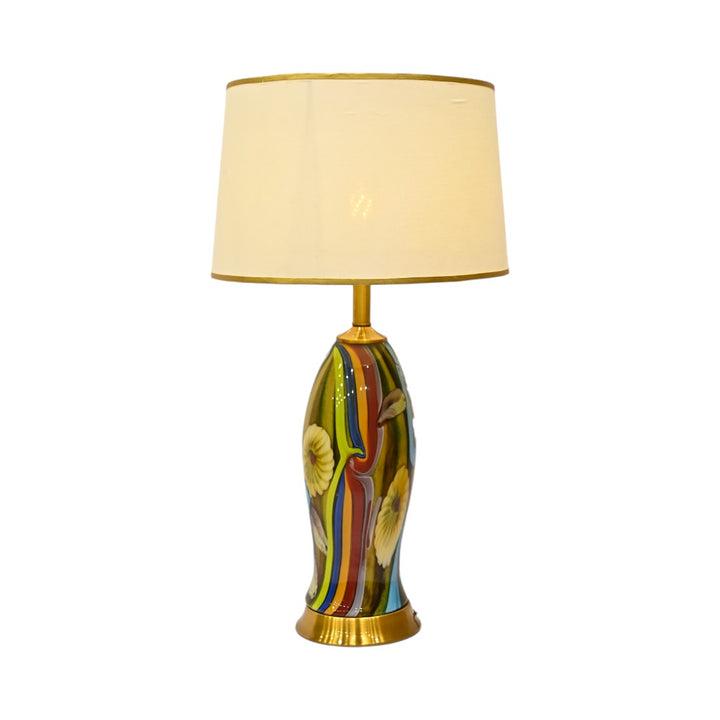 Medusa Luxe Heavy Glass Side Table Lamp