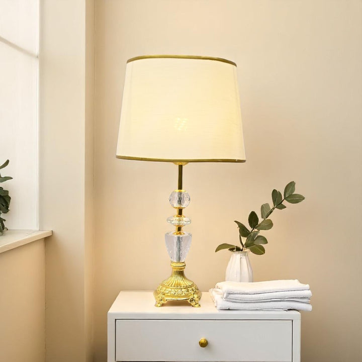 Thore Artisan Brass Table Lamp
