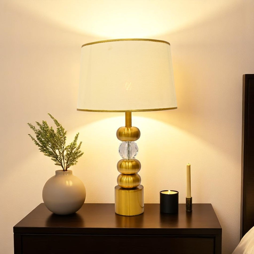 Nesta Petite Brass Balls Table Lamp