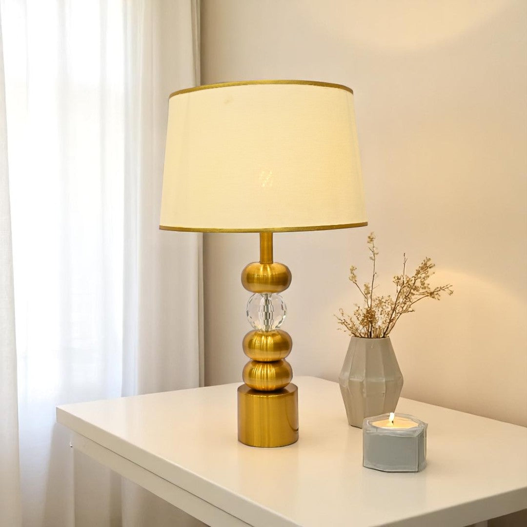 Nesta Petite Brass Balls Table Lamp