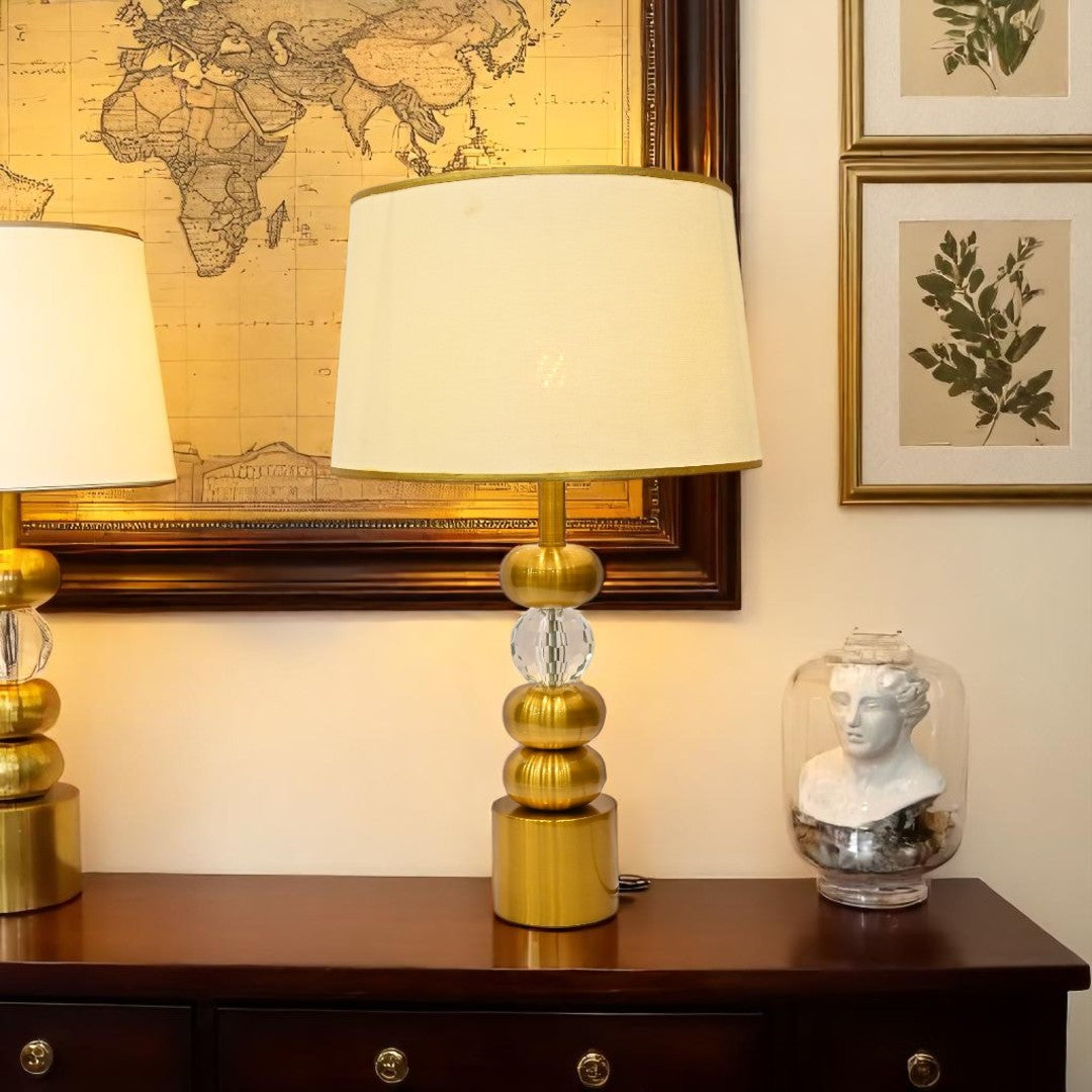 Nesta Petite Brass Balls Table Lamp