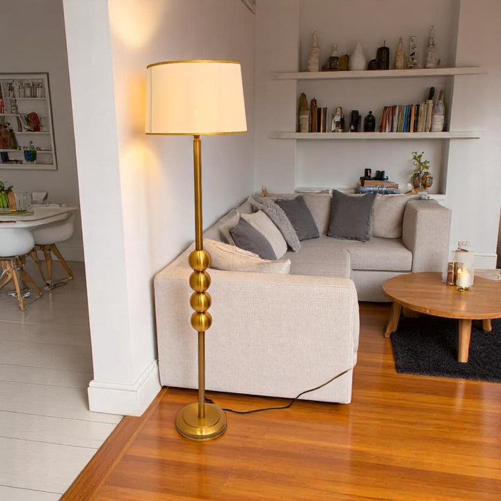 Golden Aura – Gold Metallic Floor Lamp