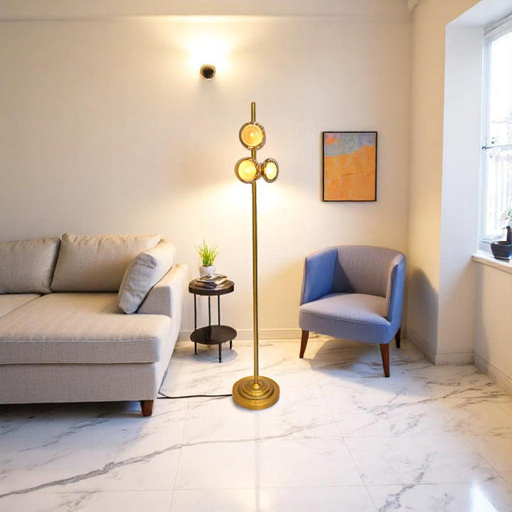 Luna Crystal Glow Floor Lamp