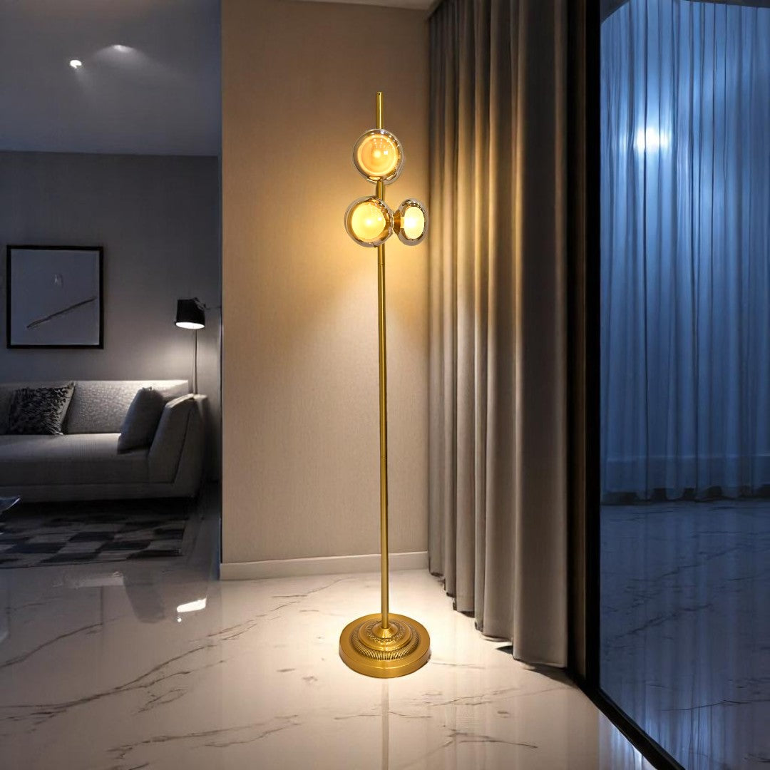 Luna Crystal Glow Floor Lamp