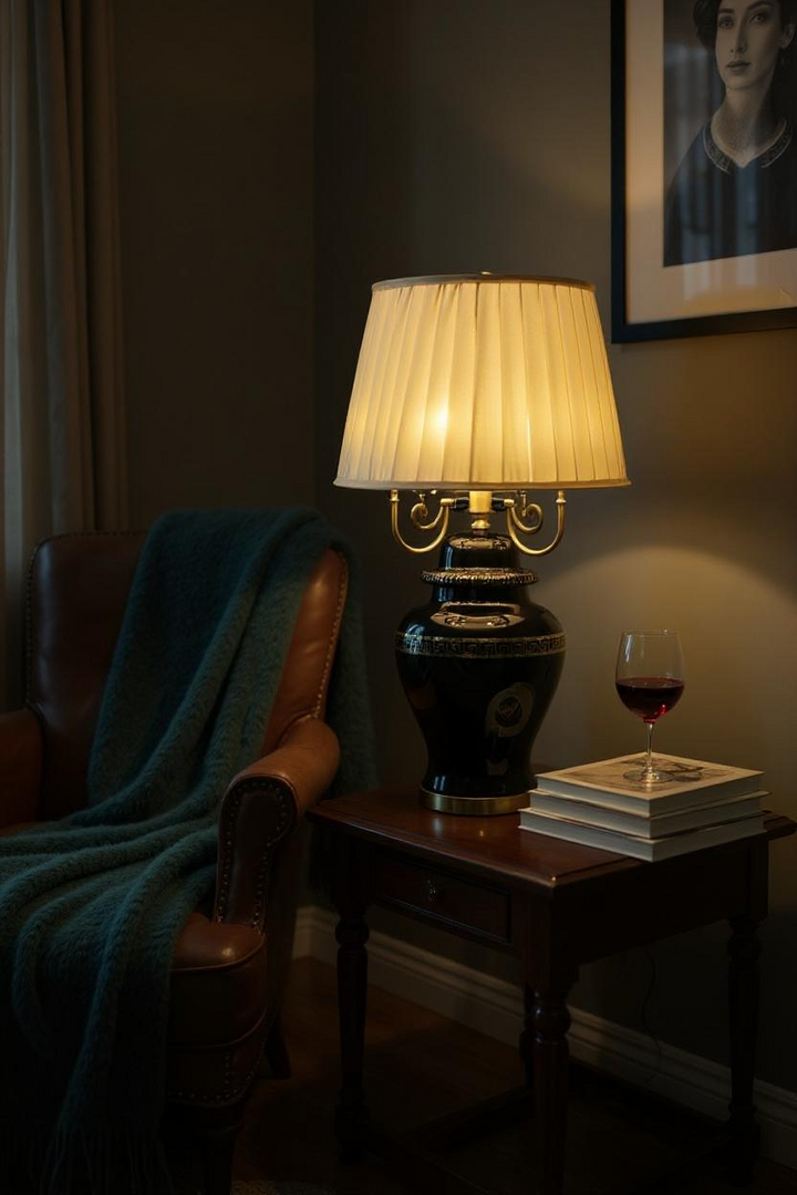 Seraphina Classic Versace Crystal & Brass Lamp