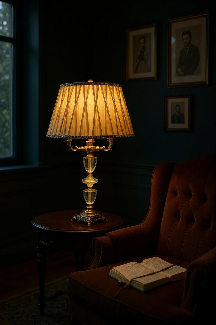 Evelyn Brass & Crystal Heritage Lamp